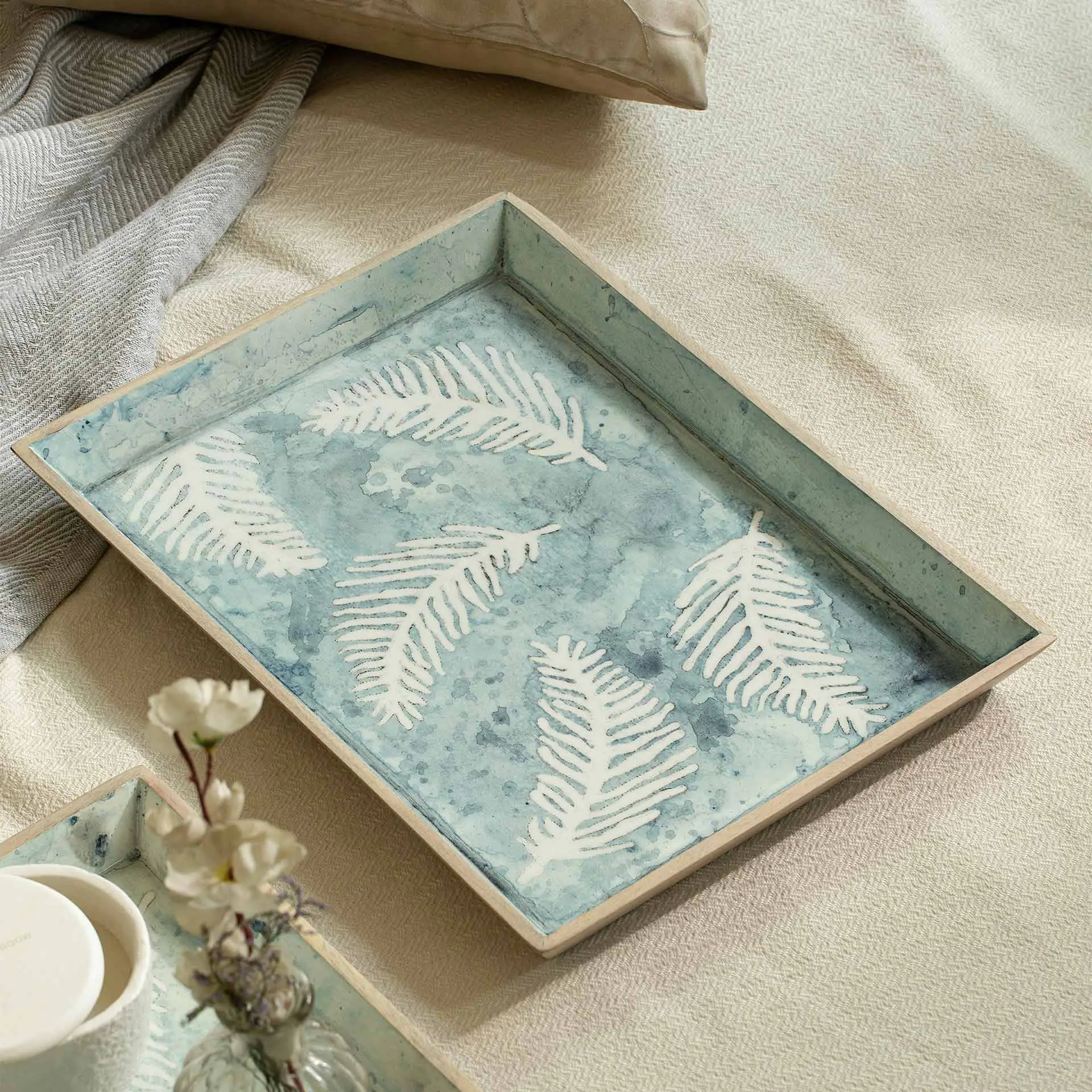 Aamay Wooden Tray - Large - Image 3
