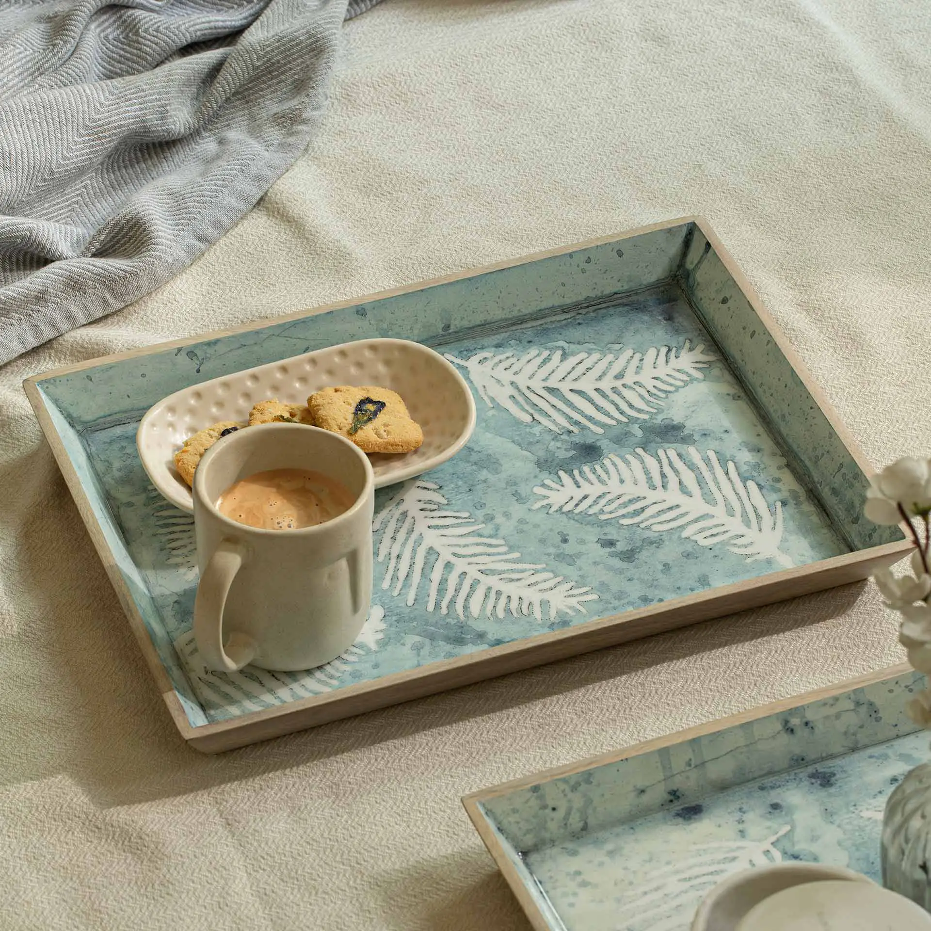 Aamay Wooden Tray - Large - Image 5