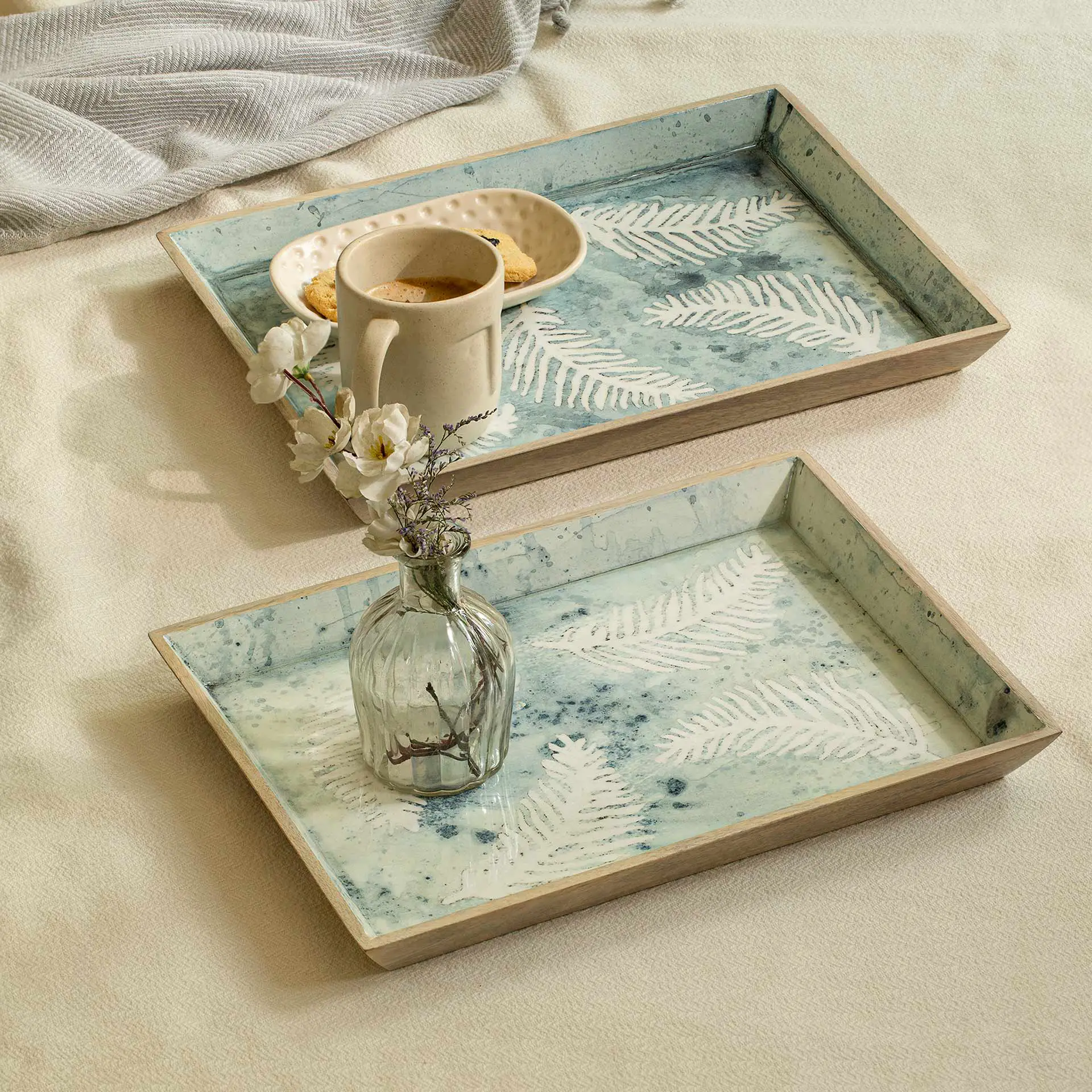 Aamay Wooden Tray - Large - Image 6