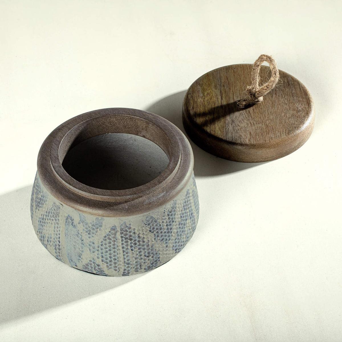 Akoda Storage Box with Wooden Lid- Ecomix - Image 3