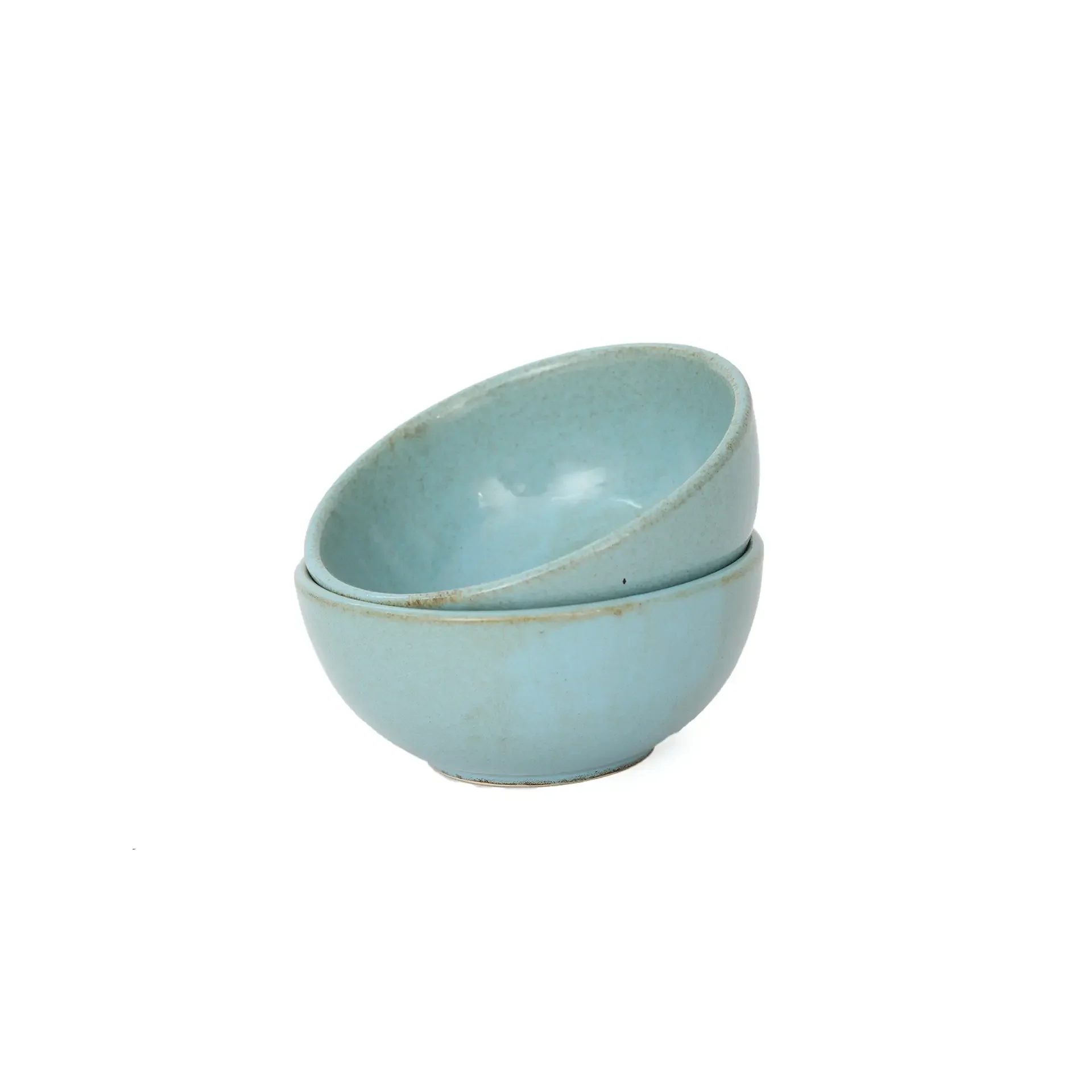 Aqua Rustic Bowl Set of 2 - Image 6