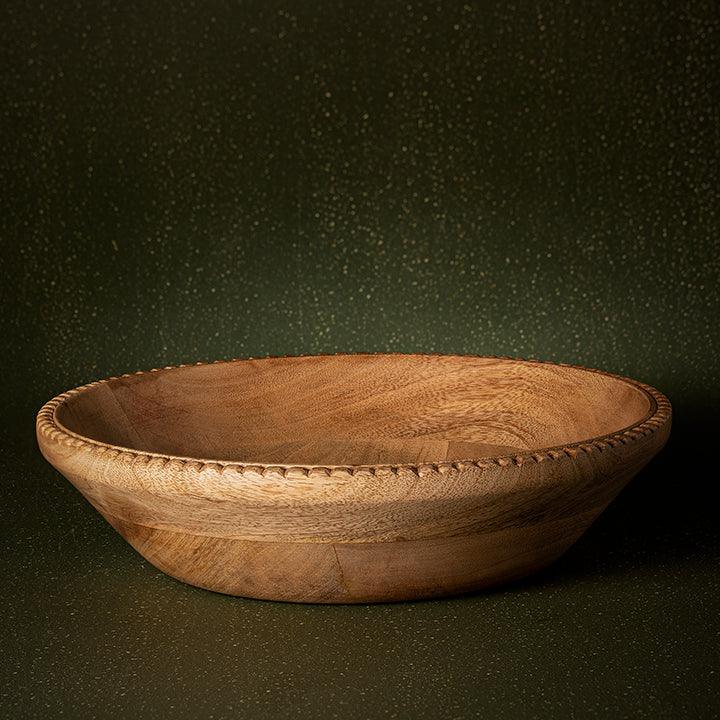 Country Home Mango Wood Bowl - Image 3