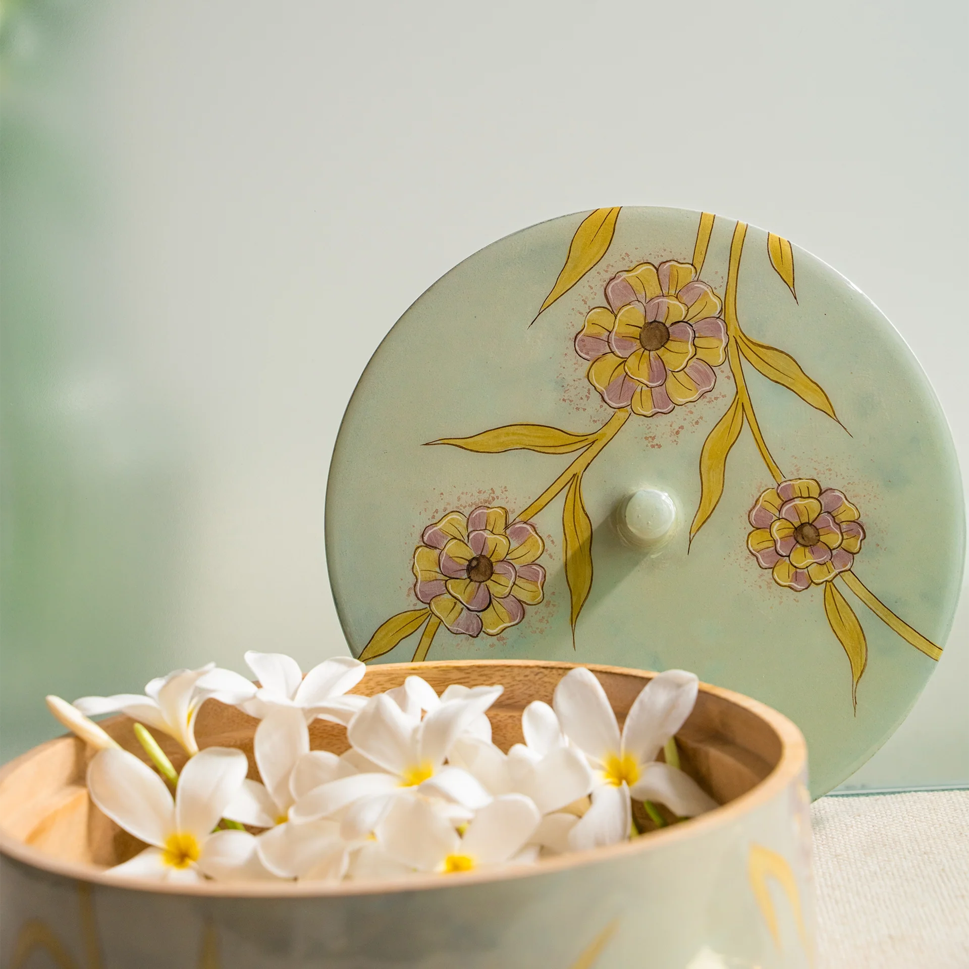 Forever Blooms Serving Bowl with Lid - Image 5