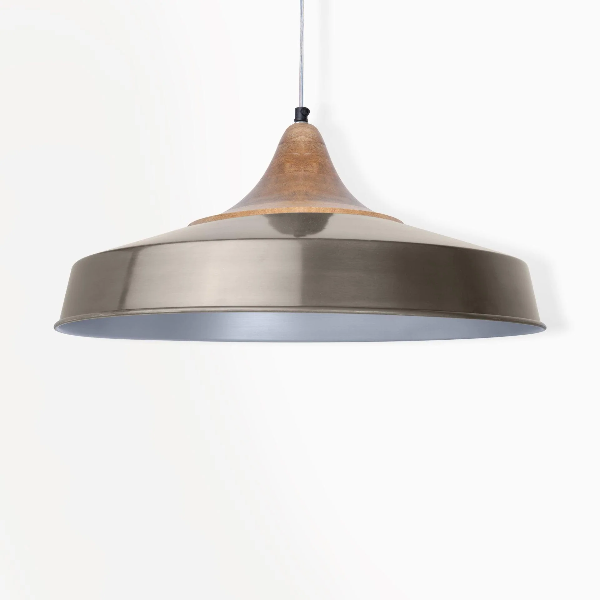 Gun Metal Pendant Lamp- Flat - Image 3