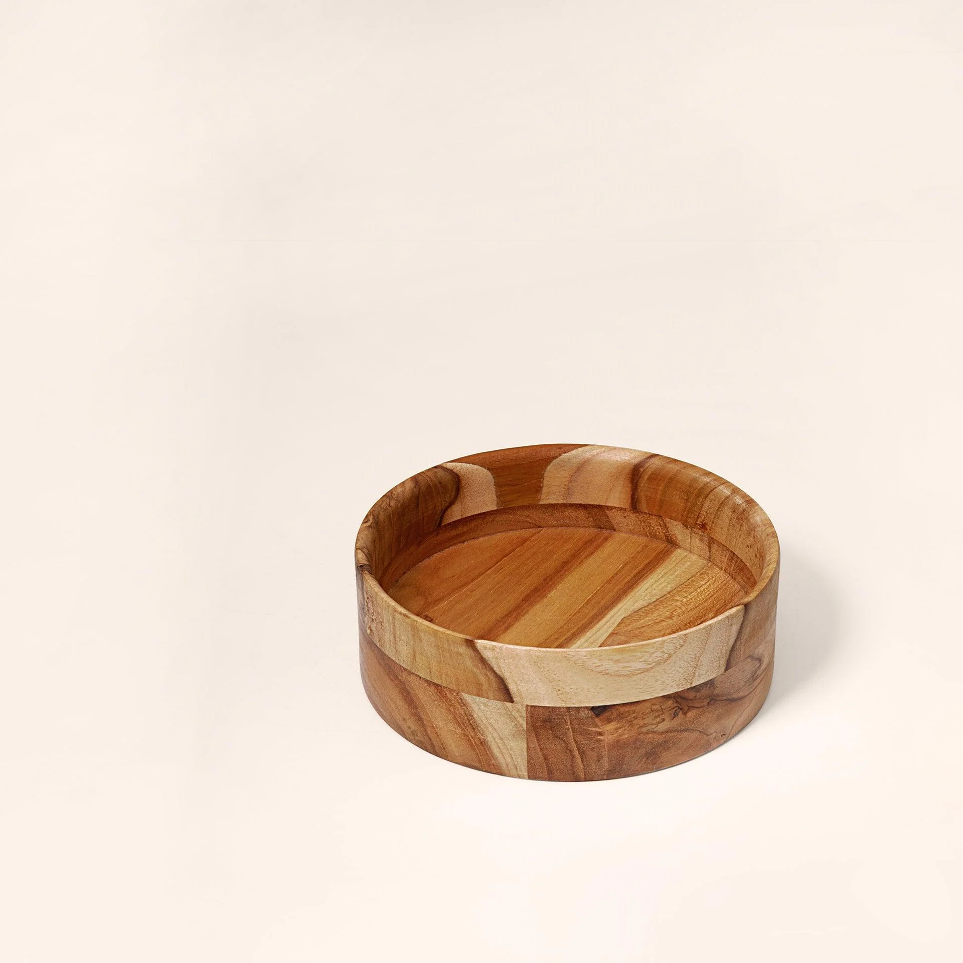 in teak wooden salad bowl- medium - Image 3
