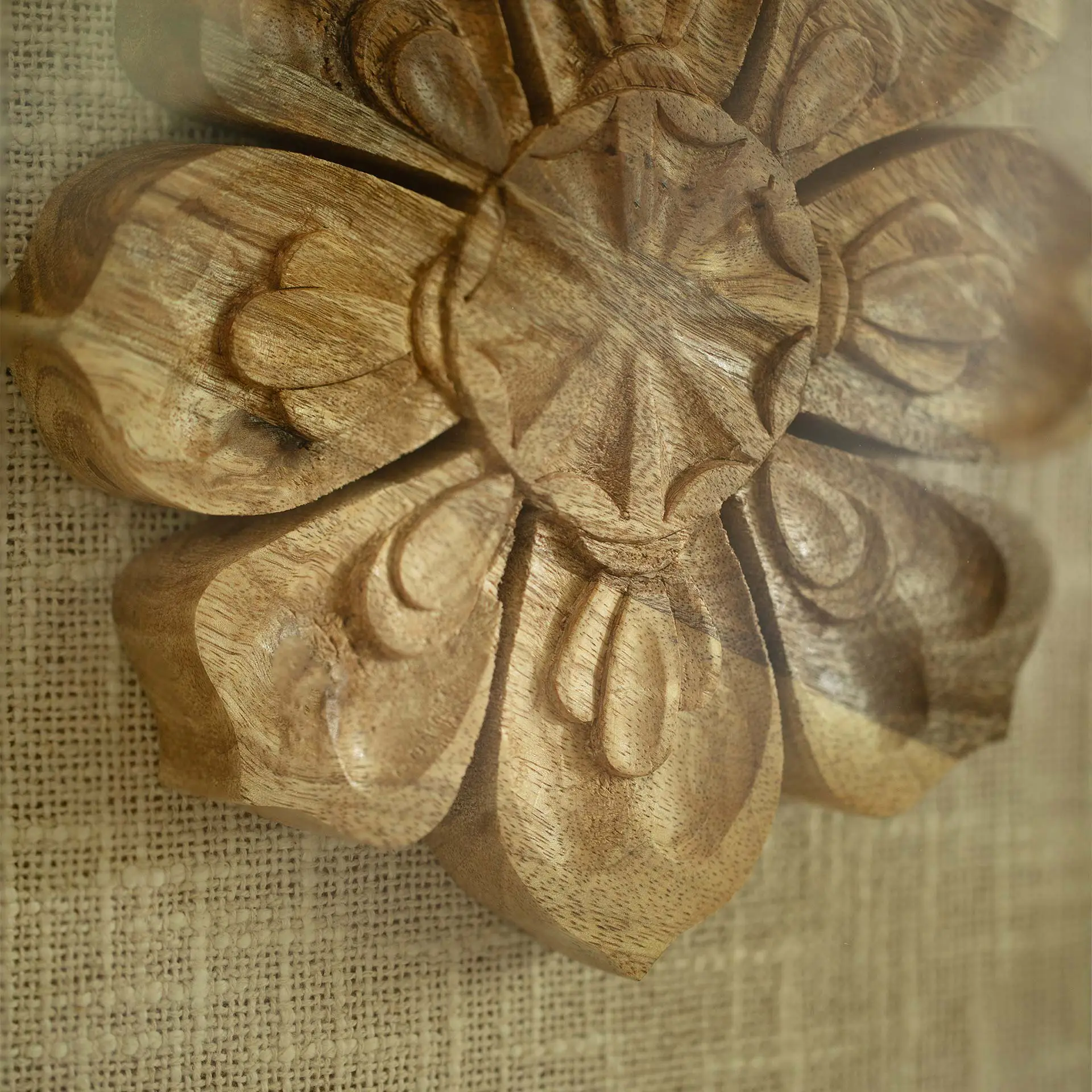 Izmil Carved Wooden Wall Panel 3 - Image 3