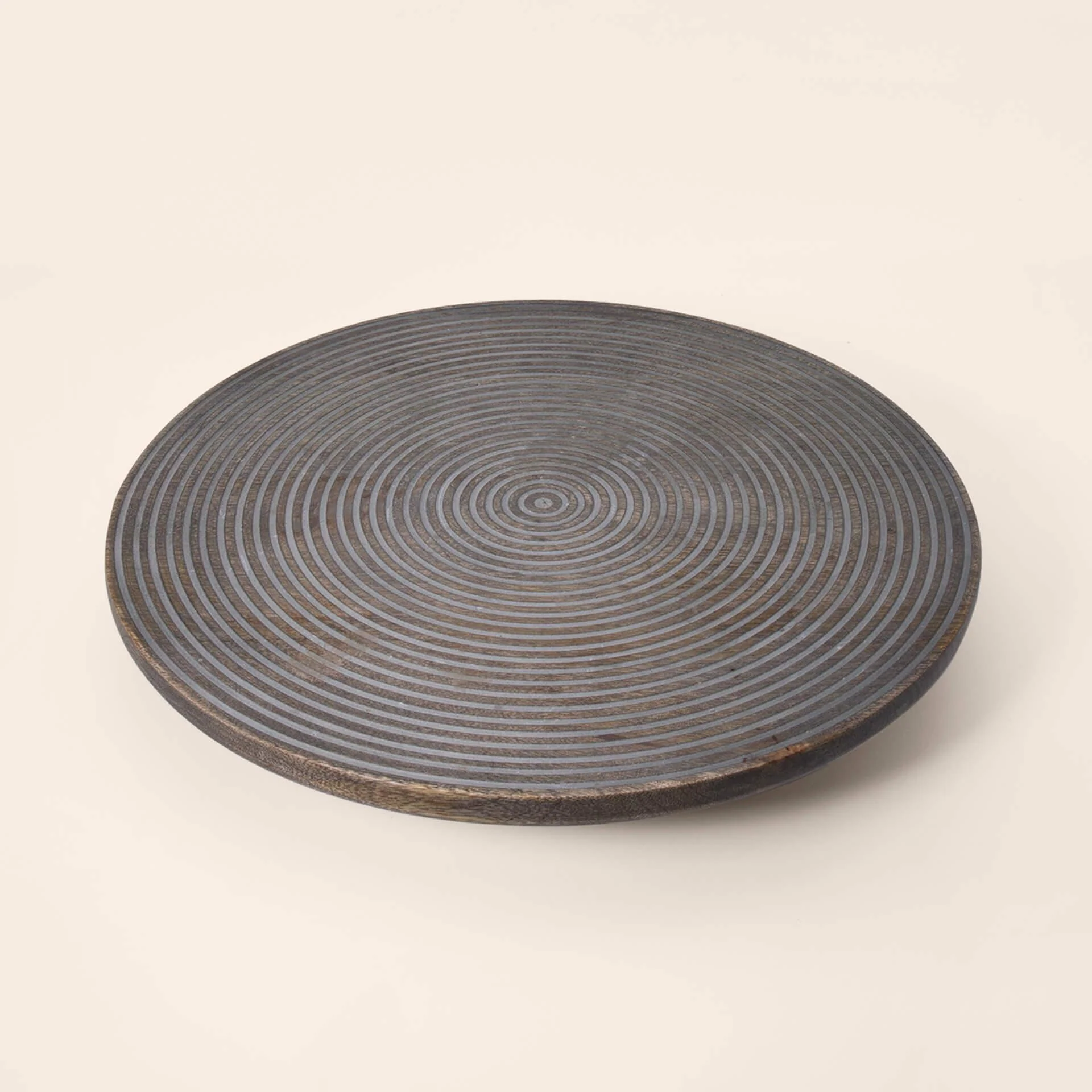 Mango  Lazy Susan Ribbed Natural - Image 3