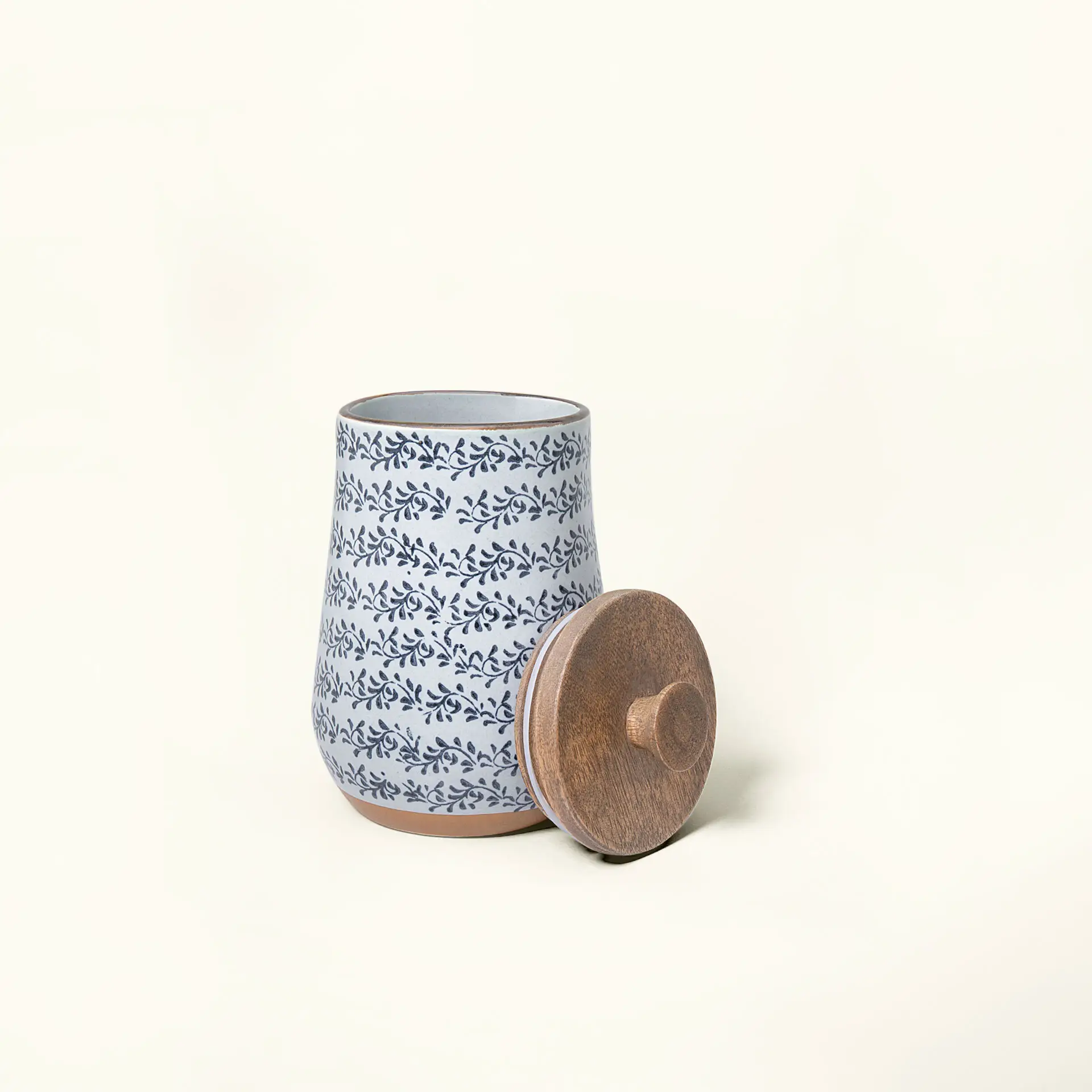 Ocean Hearts Ceramic Jar With Lid- Small - Image 3