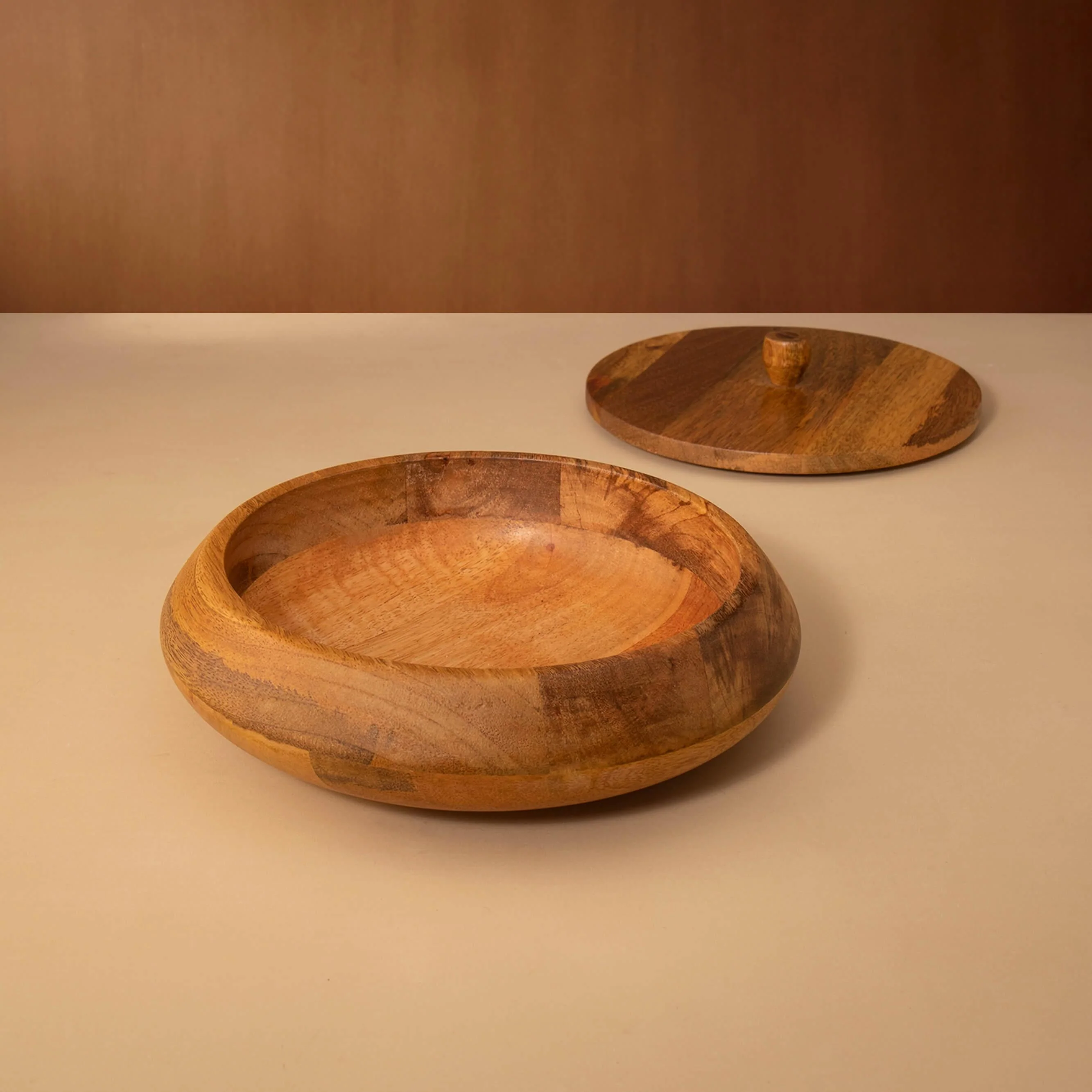 Yellow Mango Wood Roti Box - Image 3